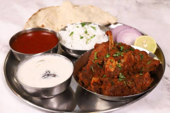RAM BABU SPL. NON-VEG. THALI (MUTTON) 